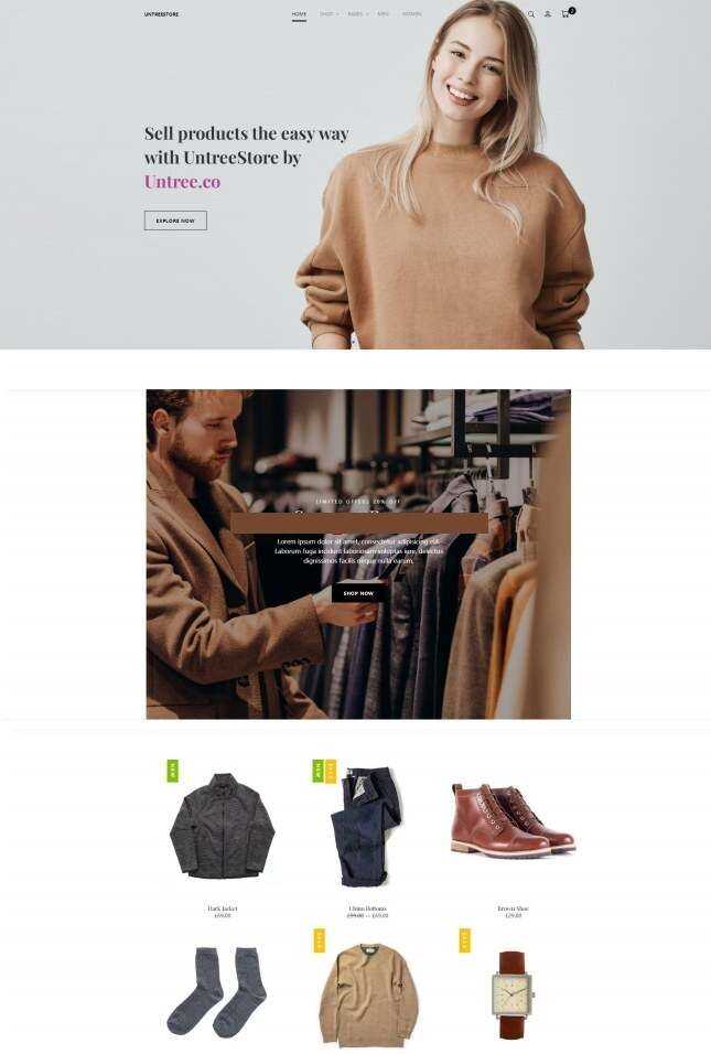 时尚服饰单品销售服务网站html模板-客创社 - 专注互联网轻资产创业及网络项目资源整合与分享客创社-免费且强大的项目分享网站！