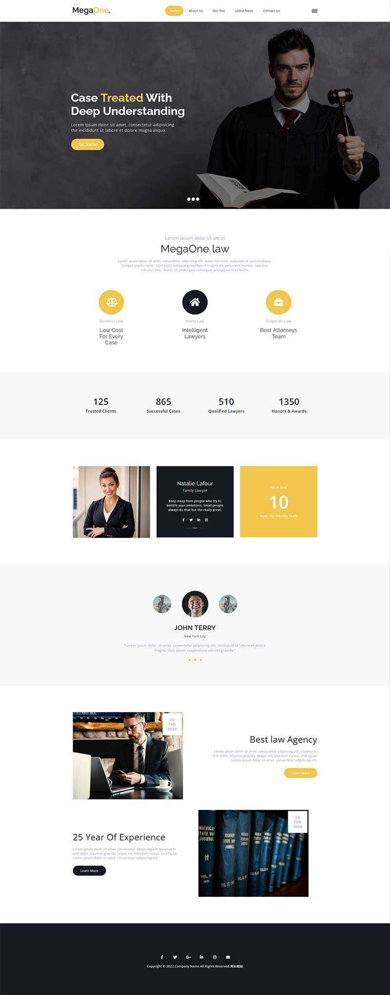 法律咨询服务机构HTML5网站模板-客创社 - 专注互联网轻资产创业及网络项目资源整合与分享客创社-免费且强大的项目分享网站！