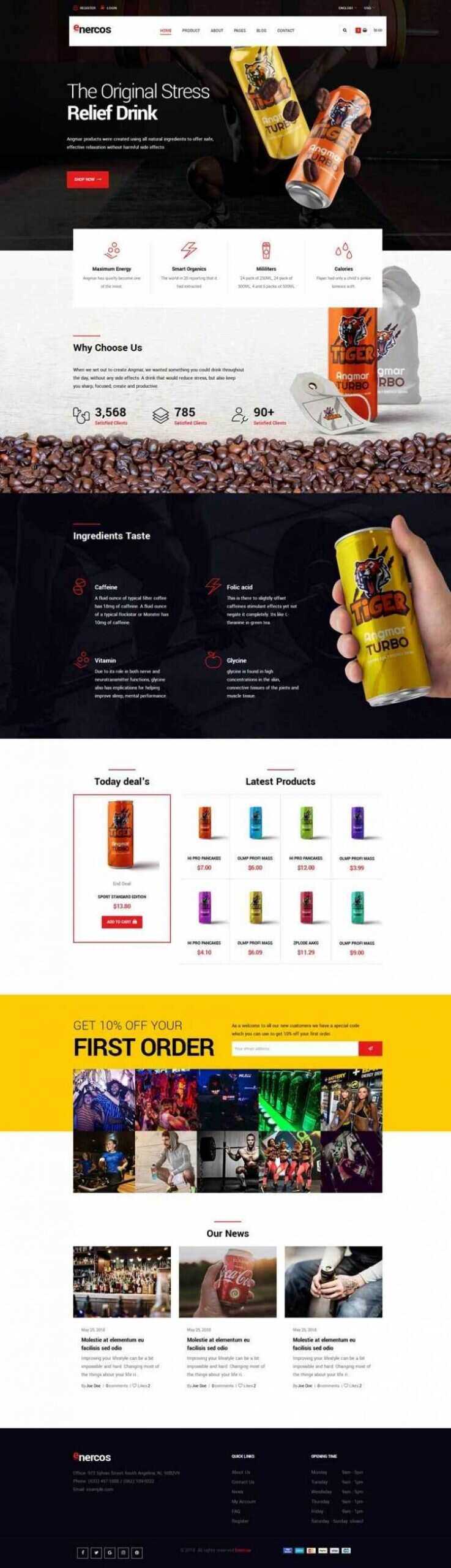 大气响应式运动饮料品牌商城html模板-客创社 - 专注互联网轻资产创业及网络项目资源整合与分享客创社-免费且强大的项目分享网站！