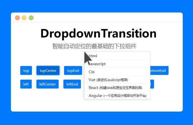 智能定位的最基础的下拉组件-客创社 - 专注互联网轻资产创业及网络项目资源整合与分享客创社-免费且强大的项目分享网站！