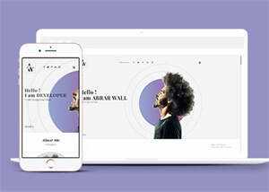 白色简洁设计师网站模板下载-客创社 - 专注互联网轻资产创业及网络项目资源整合与分享客创社-免费且强大的项目分享网站！