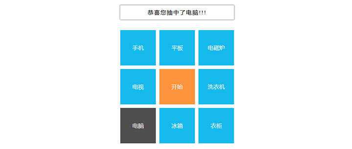 简单的九宫格转盘文字抽奖js代码-客创社 - 专注互联网轻资产创业及网络项目资源整合与分享客创社-免费且强大的项目分享网站！