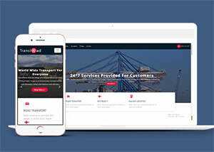 简洁大件物流运输公司网站模板-客创社 - 专注互联网轻资产创业及网络项目资源整合与分享客创社-免费且强大的项目分享网站！