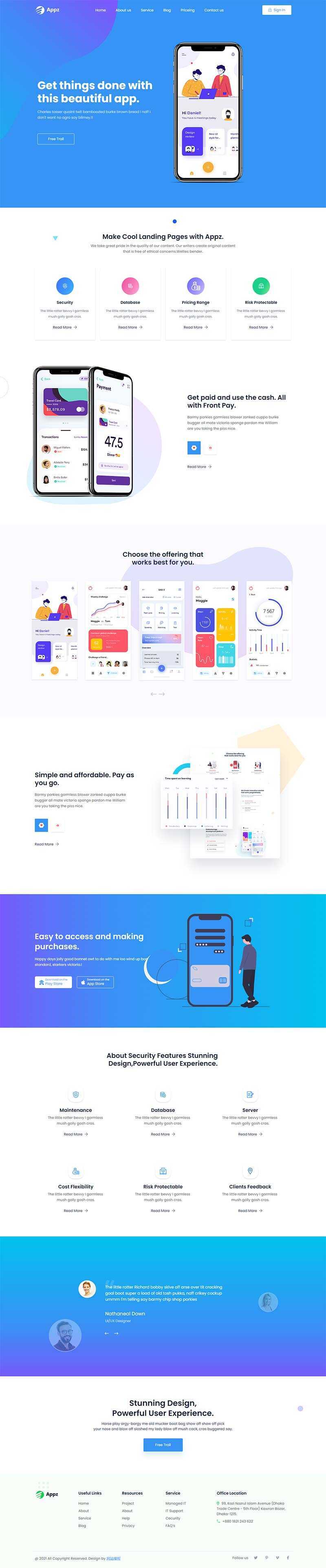 bootstrap手机app应用软件官网HTML5模板-客创社 - 专注互联网轻资产创业及网络项目资源整合与分享客创社-免费且强大的项目分享网站！