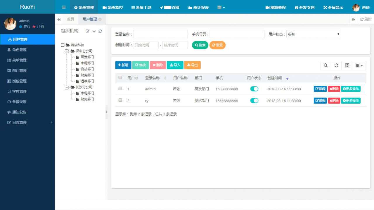 图片[3]-客创社 - 专注互联网轻资产创业及网络项目资源整合与分享RuoYi若依管理系统最新版 基于SpringBoot的权限管理系统-客创社 - 专注互联网轻资产创业及网络项目资源整合与分享客创社-免费且强大的项目分享网站！
