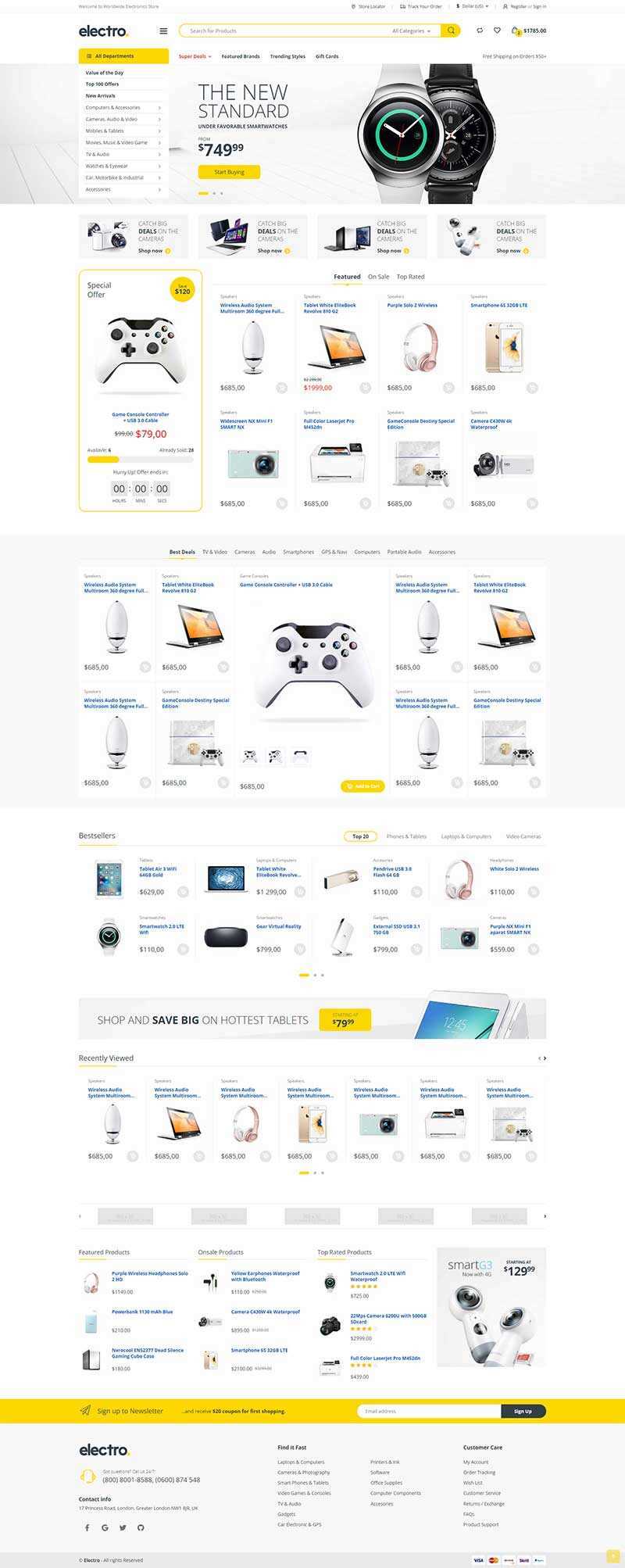 简洁明亮的综合型电子商城html模板-客创社 - 专注互联网轻资产创业及网络项目资源整合与分享客创社-免费且强大的项目分享网站！