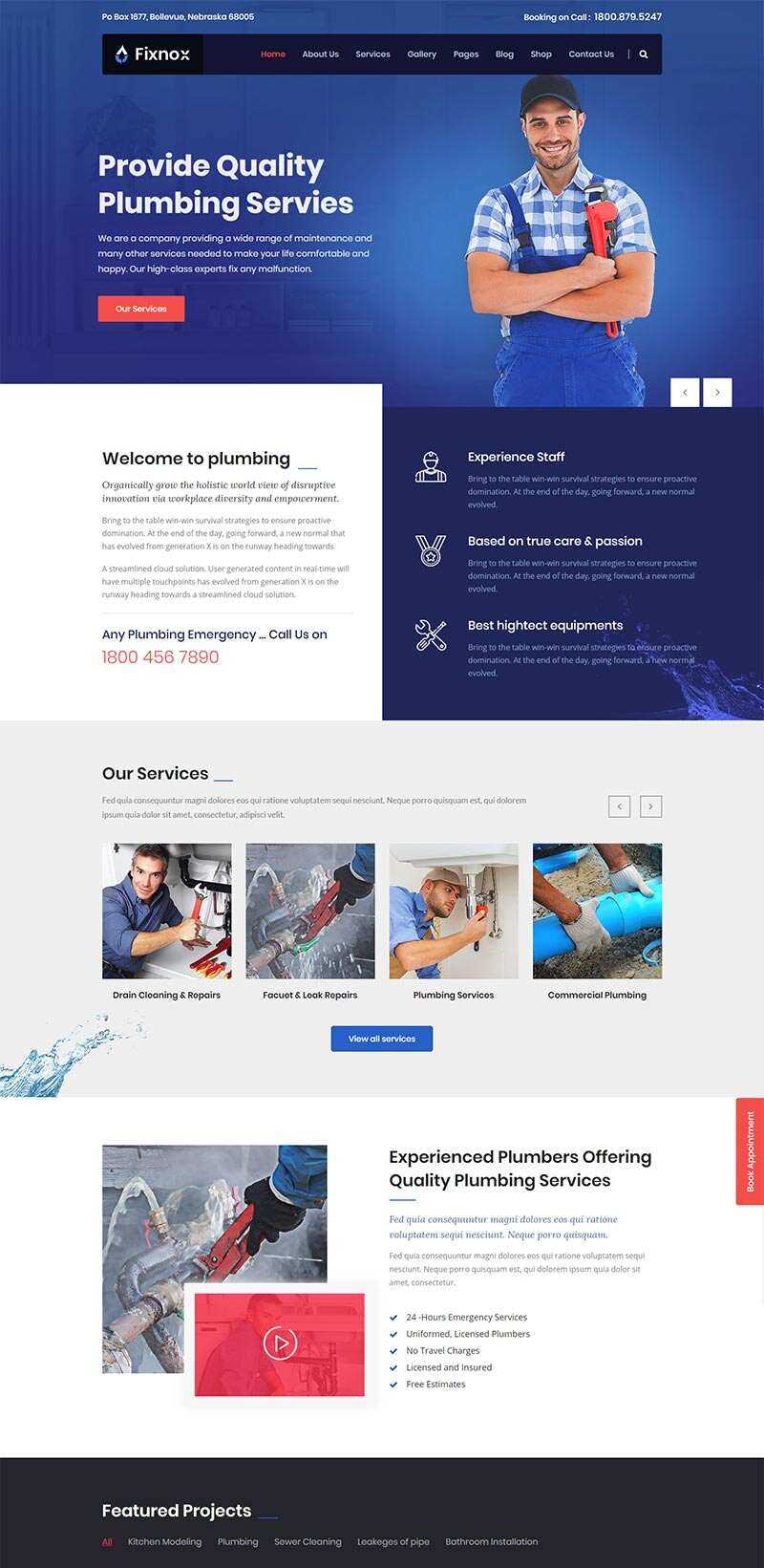 Bootstrap管道修理家政保洁公司网站html模板-客创社 - 专注互联网轻资产创业及网络项目资源整合与分享客创社-免费且强大的项目分享网站！