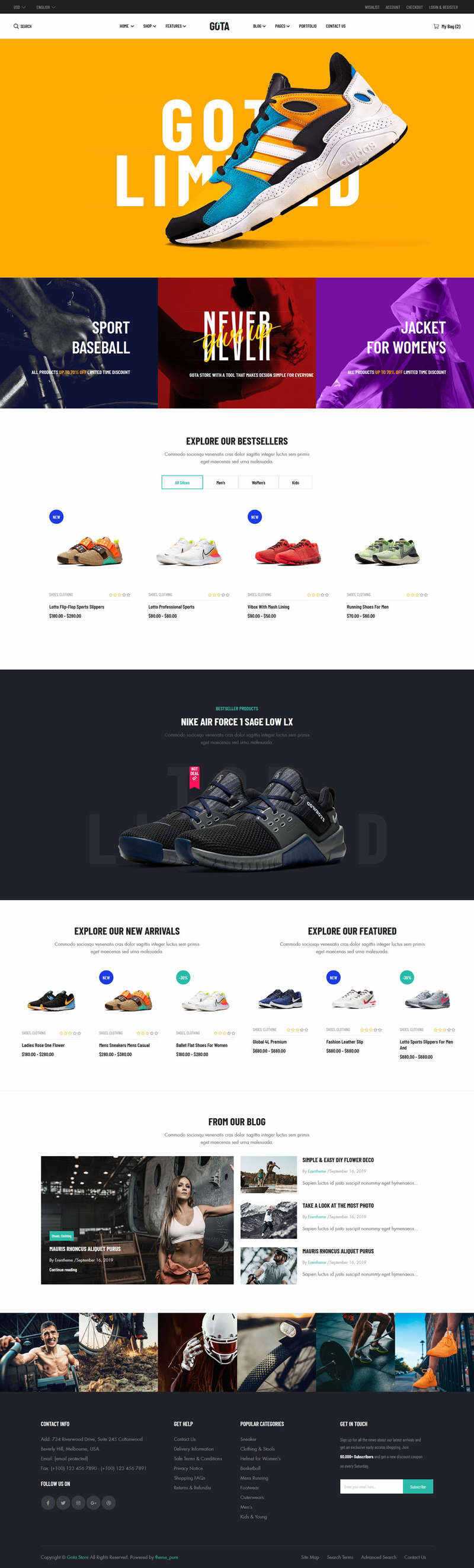 bootstrap响应式品牌运动鞋商城HTML5模板-客创社 - 专注互联网轻资产创业及网络项目资源整合与分享客创社-免费且强大的项目分享网站！