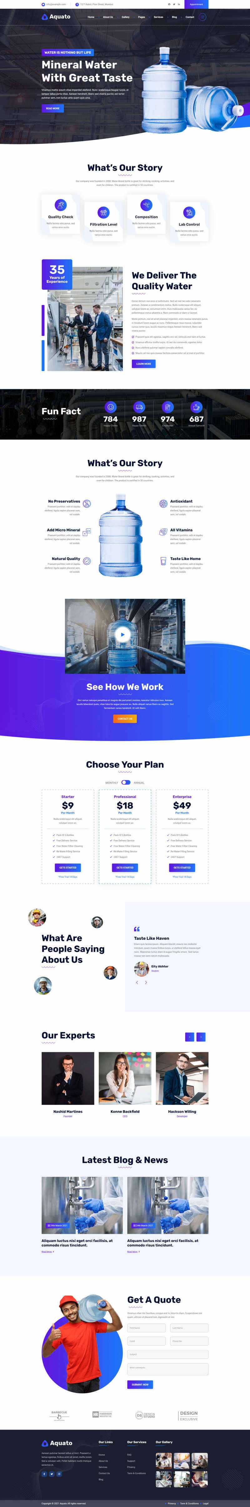 bootstrap饮用水送货服务公司网站HTML模板-客创社 - 专注互联网轻资产创业及网络项目资源整合与分享客创社-免费且强大的项目分享网站！