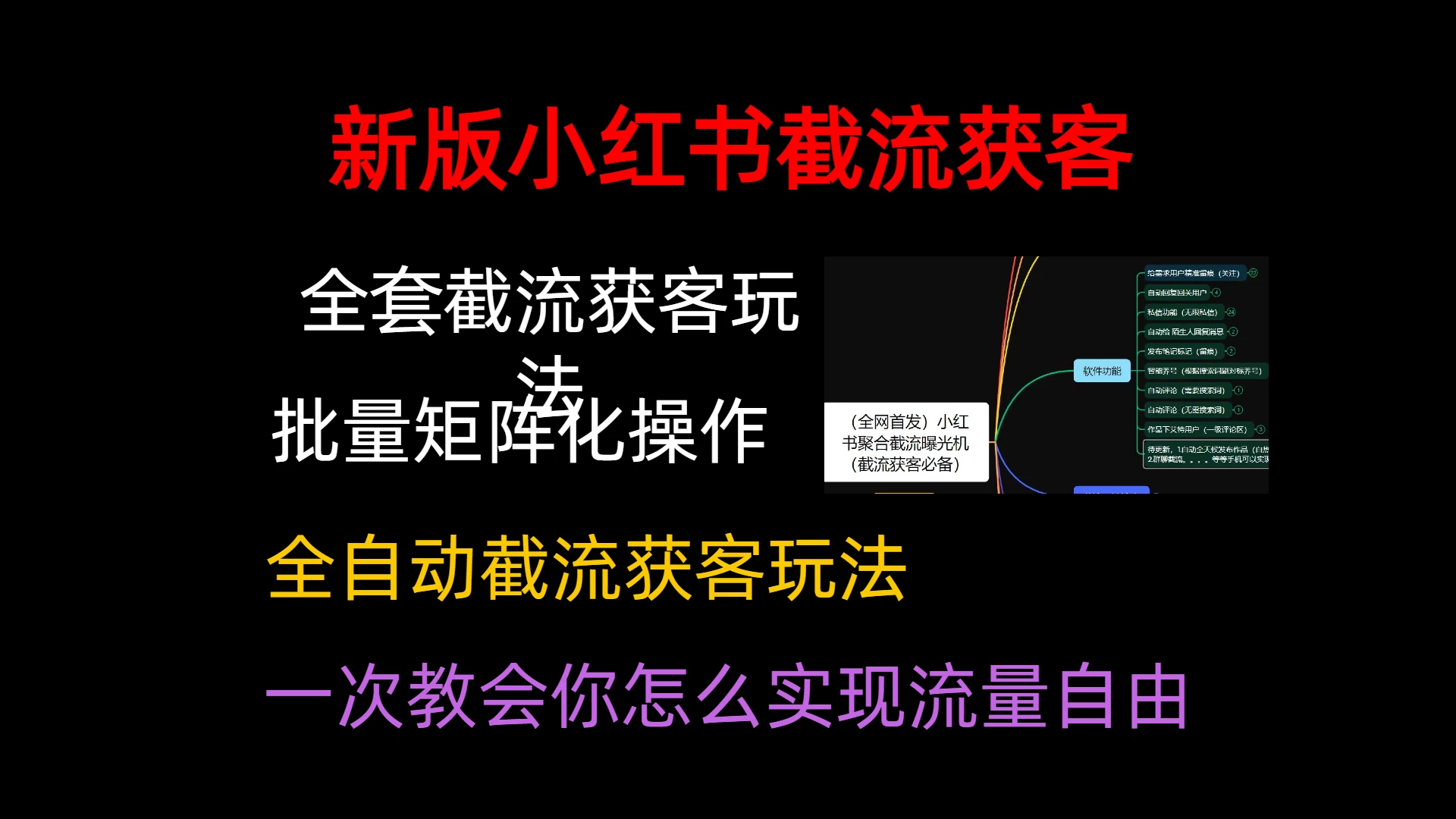 小红薯聚合截流曝光炮机，全套截流获客玩法，自热/截流神器-客创社 - 专注互联网轻资产创业及网络项目资源整合与分享客创社-免费且强大的项目分享网站！