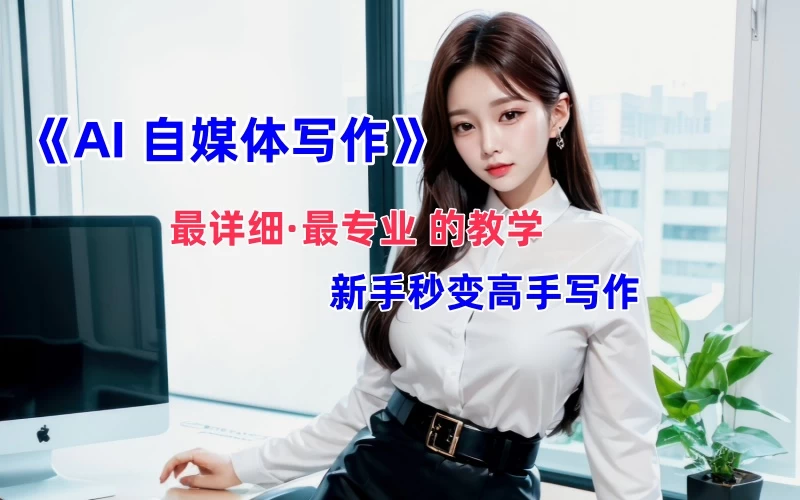 全网最全最细最专业的“AI自媒体写作”教学，新手小白秒变写作高手！-客创社 - 专注互联网轻资产创业及网络项目资源整合与分享客创社-免费且强大的项目分享网站！