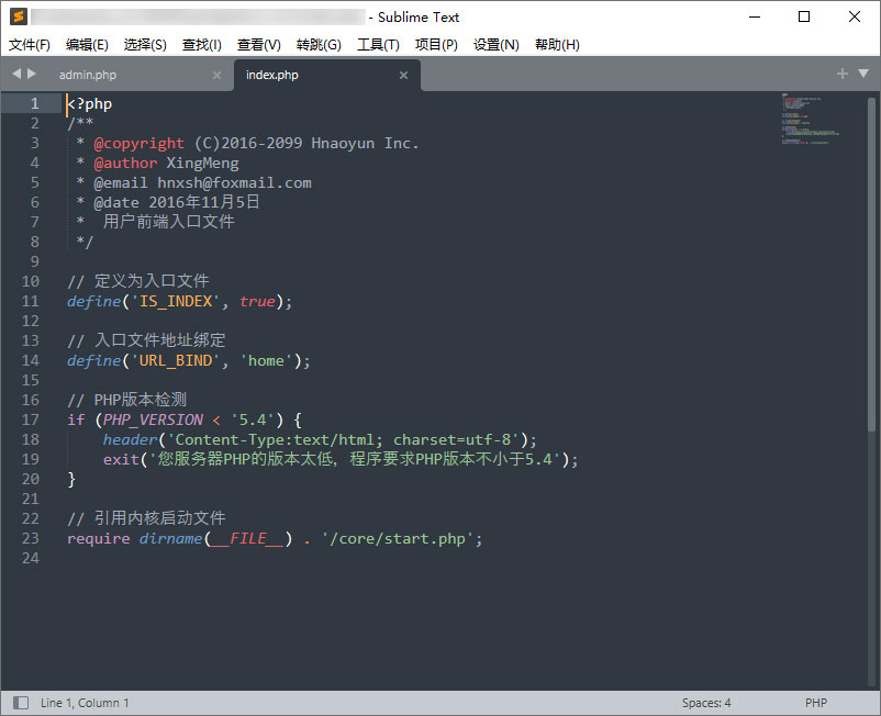 代码编辑器 Sublime Text v4.0 Build 4148 中文绿色版-客创社 - 专注互联网轻资产创业及网络项目资源整合与分享客创社-免费且强大的项目分享网站！