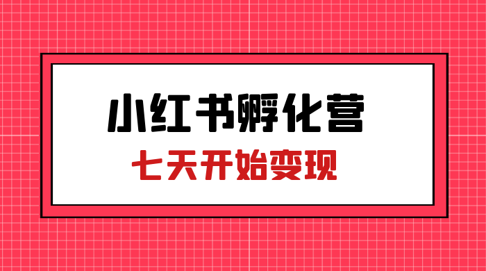 价值 2000+ 的小红书孵化营项目，超级大蓝海，七天即可开始变现，稳定月入 1W+-客创社 - 专注互联网轻资产创业及网络项目资源整合与分享客创社-免费且强大的项目分享网站！