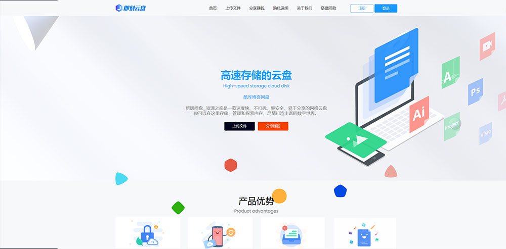 新版可运营级网盘系统网站源码 支持转存和限速下载-客创社 - 专注互联网轻资产创业及网络项目资源整合与分享客创社-免费且强大的项目分享网站！