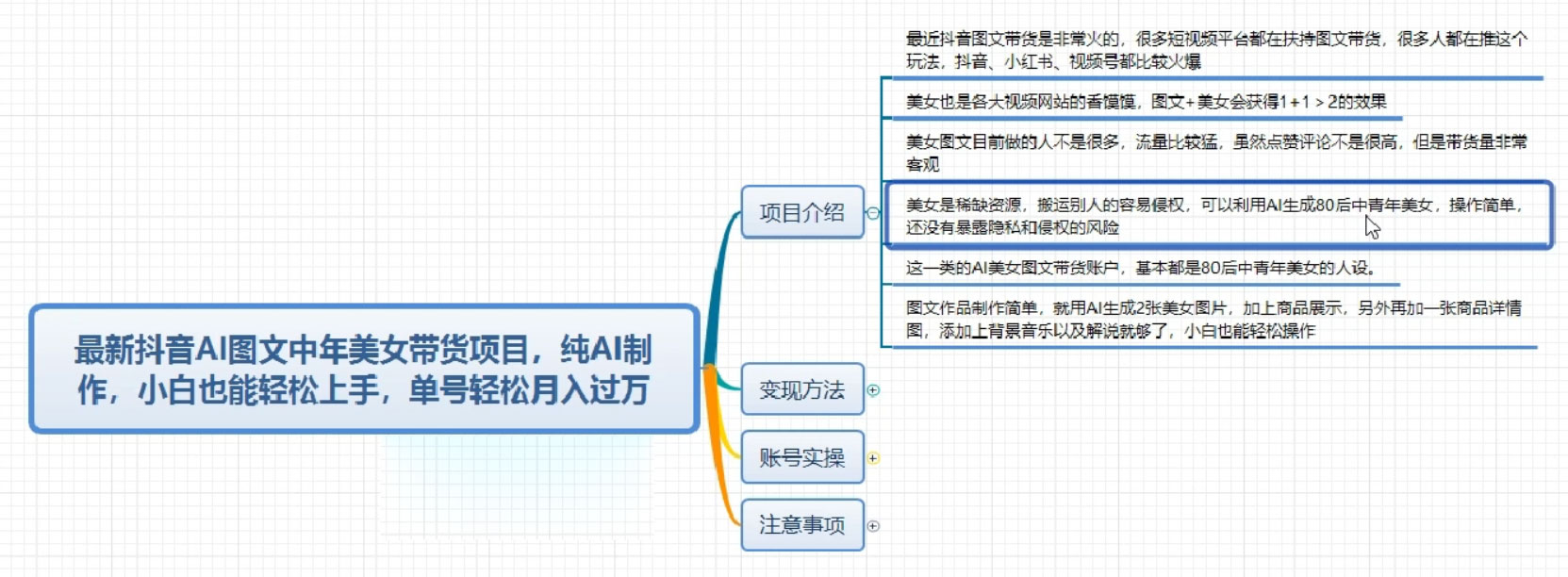 图片[2]-客创社 - 专注互联网轻资产创业及网络项目资源整合与分享最新抖音 AI 图文中年美女带货项目，纯 AI 制作，小白也能轻松上手，单号轻松月入过万-客创社 - 专注互联网轻资产创业及网络项目资源整合与分享客创社-免费且强大的项目分享网站！
