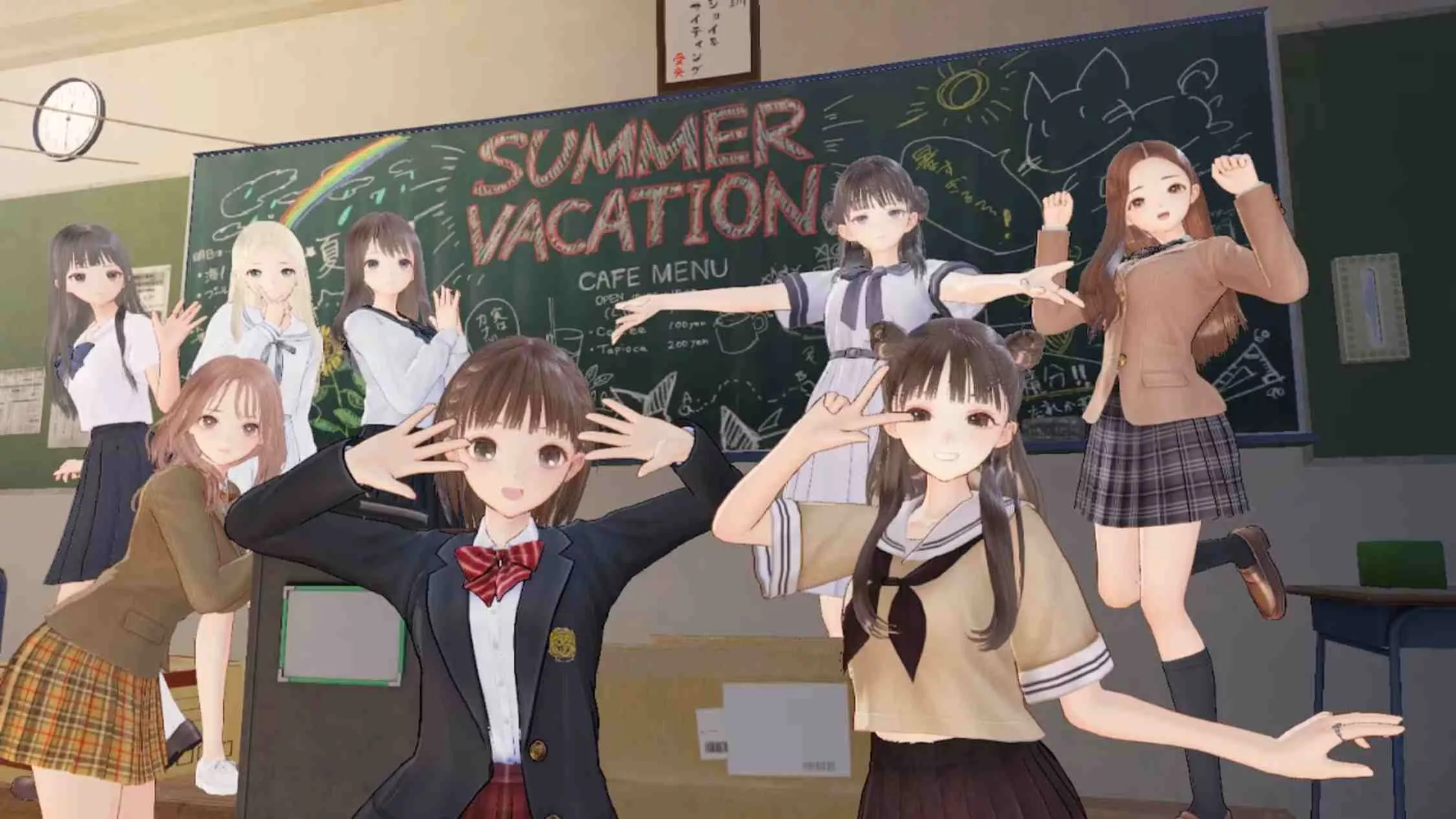 【美版】蓝色反射 四重奏 .BLUE REFLECTION Quartet 英语