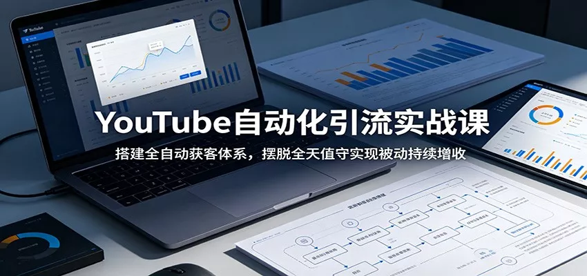 YouTube自动化引流实战课：搭建全自动获客体系，摆脱全天值守实现被动持续增收客创社区-专注互联网轻资产资源整合与分享客创社区-专注互联网轻资产资源整合与分享