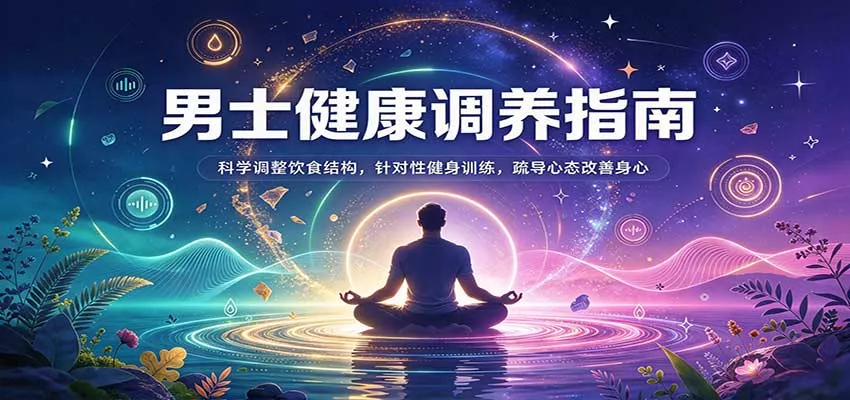 男士健康调养指南：科学调整饮食结构，针对性健身训练，疏导心态改善身心客创社区-专注互联网轻资产资源整合与分享客创社区-专注互联网轻资产资源整合与分享
