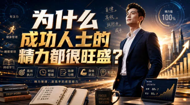 付费文章：为什么成功人士的精力都很旺盛？星享资源网星享资源网