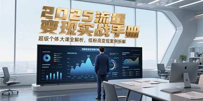 2025流量变现实战手册，超级个体大课全解析，低粉高变现案例拆解-客创社 - 专注互联网轻资产创业及网络项目资源整合与分享客创社-免费且强大的项目分享网站！
