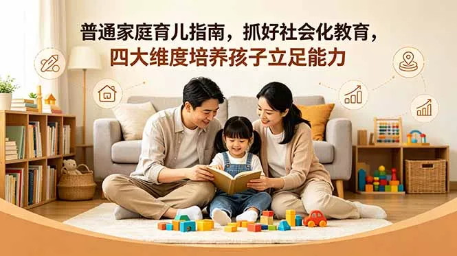 付费文章：普通家庭育儿指南，抓好社会化教育，四大维度培养孩子立足能力-鱼见海资源网-免费PHP网站源码模板,插件软件网创AI智能体资源分享平台！