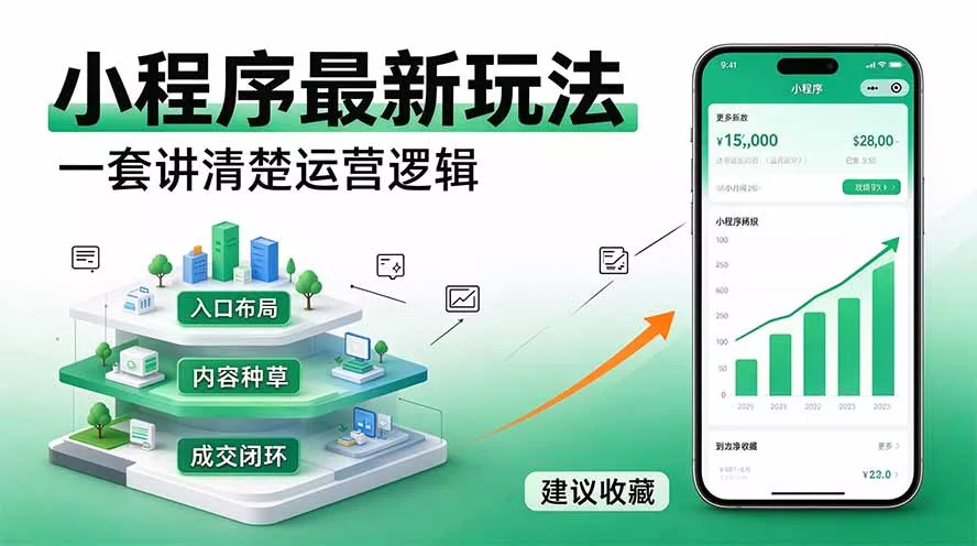 微信小程序最新玩法 四种收益来源，单日收入400+-鱼见海资源网-免费PHP网站源码模板,插件软件网创AI智能体资源分享平台！