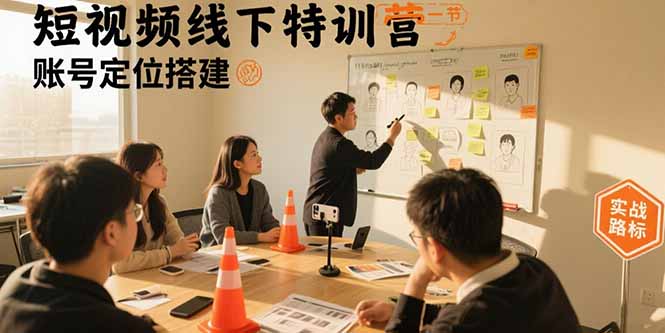 短视频线下特训营：账号定位搭建/口播号拍摄剪辑/直播间流量入口/变现实战-客创社 - 专注互联网轻资产创业及网络项目资源整合与分享客创社-免费且强大的项目分享网站！