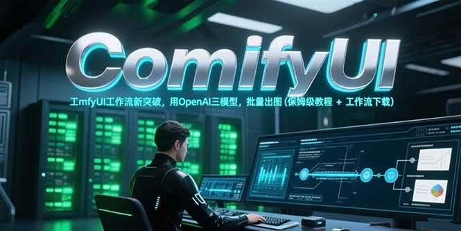 ComfyUI工作流新突破，用OpenAI三模型，批量出图(保姆级教程+工作流下载)-客创社 - 专注互联网轻资产创业及网络项目资源整合与分享客创社-免费且强大的项目分享网站！
