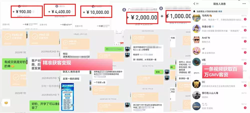 IP+爆款视频训练营全链路实战教学；赛道定位+起号+爆款创作+私