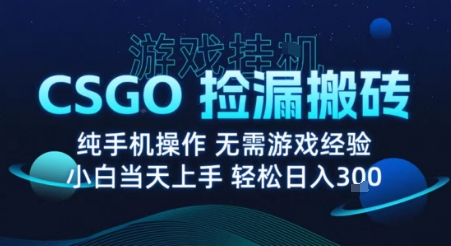 8月最新游戏搬砖，CSGO纯挂G，不需要玩游戏，实现真挂G，月入1W+【揭秘】-客创社 - 专注互联网轻资产创业及网络项目资源整合与分享客创社-免费且强大的项目分享网站！