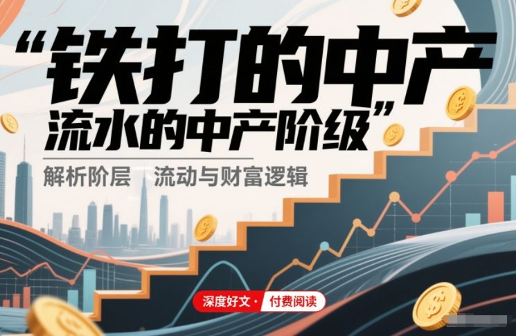 付费文章：铁打的中产，流水的中产阶级客创社区-专注互联网轻资产资源整合与分享客创社区-专注互联网轻资产资源整合与分享