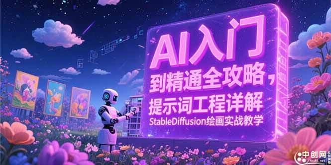 （15181期）AI入门到精通全攻略，提示词工程详解，StableDiffusion绘画实战教学-客创社 - 专注互联网轻资产创业及网络项目资源整合与分享客创社-免费且强大的项目分享网站！