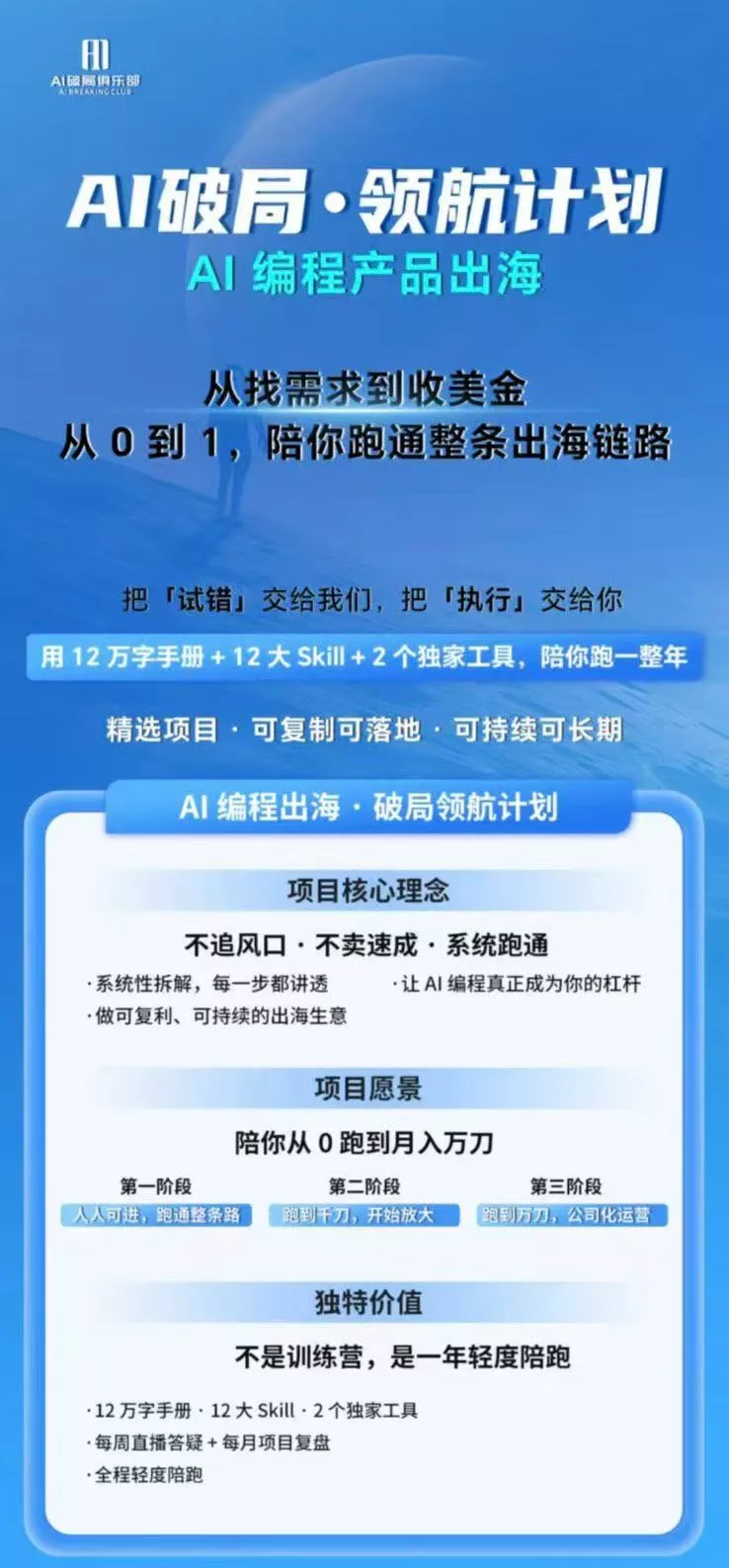 AI编程产品出海领航计划-更新：12万字手册+12大Skill+