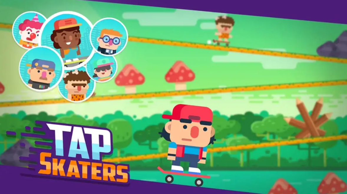 《速降滑板比赛游戏 Tap Skaters》Switch英文版NSP下载客创社区-专注互联网轻资产资源整合与分享客创社区-专注互联网轻资产资源整合与分享