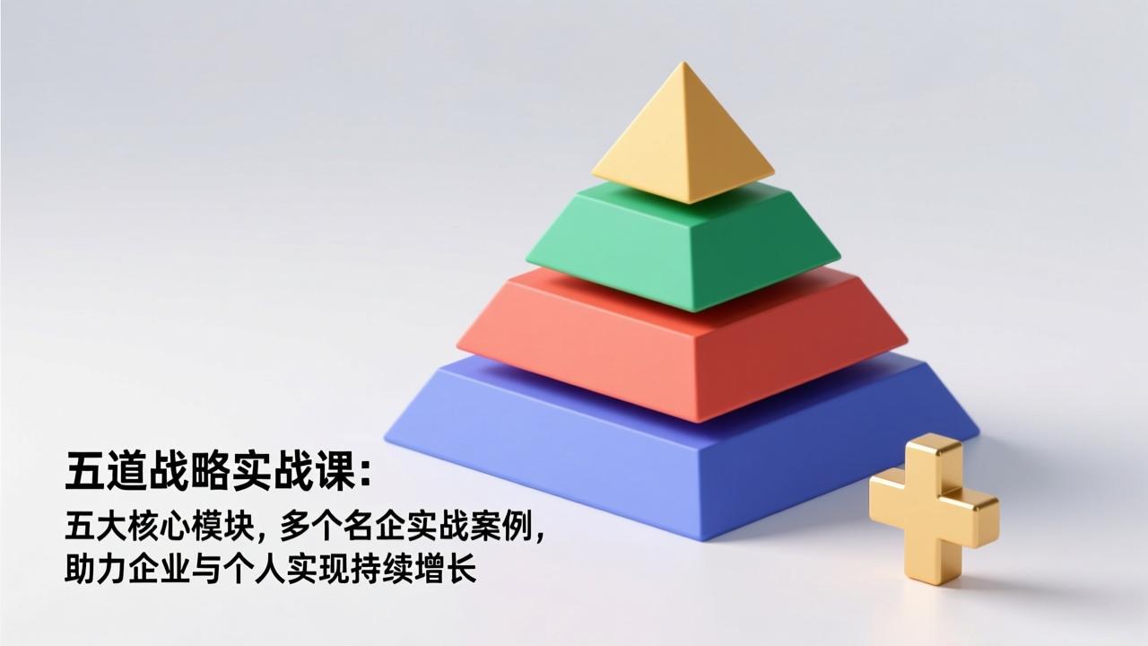 五道战略实战课：五大核心模块，多个名企实战案例，助力企业与个人实现持续增长客创社区-专注互联网轻资产资源整合与分享客创社区-专注互联网轻资产资源整合与分享
