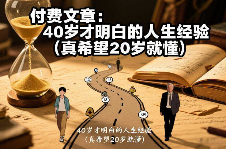 付费文章：40岁才明白的人生经验(真希望20岁就懂)客创社区-专注互联网轻资产资源整合与分享客创社区-专注互联网轻资产资源整合与分享