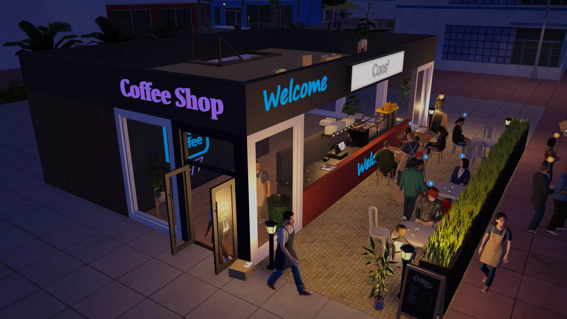 咖啡馆经营模拟/Cafe Business Manager客创社区-专注互联网轻资产资源整合与分享客创社区-专注互联网轻资产资源整合与分享