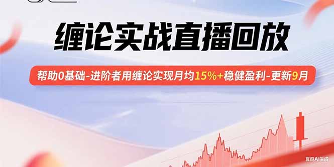 缠论实战直播回放：帮助0基础-进阶者用缠论实现月均15%+稳健盈利-更新9月客创社-专注互联网轻资产创业及网络项目资源整合与分享客创社-免费且强大的项目分享网站！