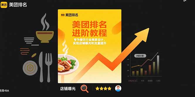 美团排名进阶教程：专为餐饮行业商家设计，实现店铺曝光和流量提升客创社区-专注互联网轻资产资源整合与分享客创社区-专注互联网轻资产资源整合与分享