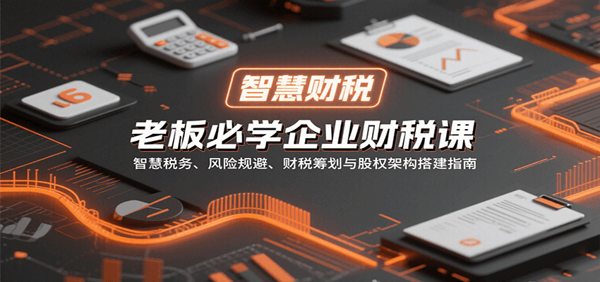 老板必学企业财税课：智慧税务、风险规避、财税筹划与股权架构搭建指南客创社区-专注互联网轻资产资源整合与分享客创社区-专注互联网轻资产资源整合与分享