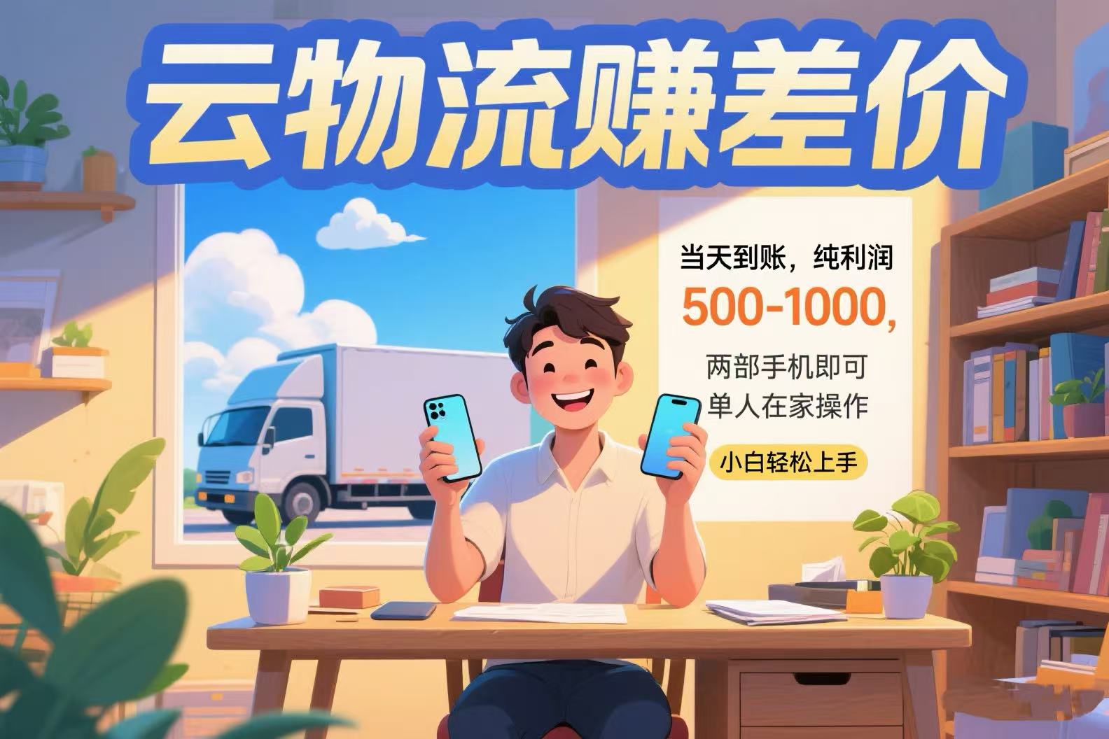 云物流赚差价 当天到账纯利润500-1000 两部手机即可 可单人在家操作 小…客创社区-专注互联网轻资产资源整合与分享客创社区-专注互联网轻资产资源整合与分享