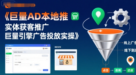 巨量AD本地推实体获客推广，巨量引擎广告投放实操客创社区-专注互联网轻资产资源整合与分享客创社区-专注互联网轻资产资源整合与分享