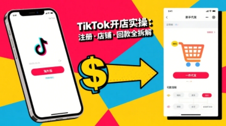 TikTok从开店到投流的进阶课，从基础实操到高阶技巧一网打尽客创社区-专注互联网轻资产资源整合与分享客创社区-专注互联网轻资产资源整合与分享