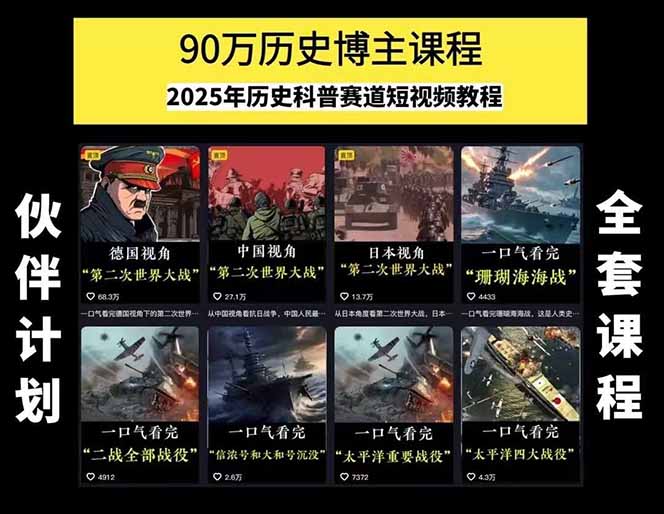 图片[1]客创社区-专注互联网轻资产资源整合与分享历史短视频赛道变现课，百集素材库应用，文案剪辑技巧，账号运营全案客创社区-专注互联网轻资产资源整合与分享客创社区-专注互联网轻资产资源整合与分享