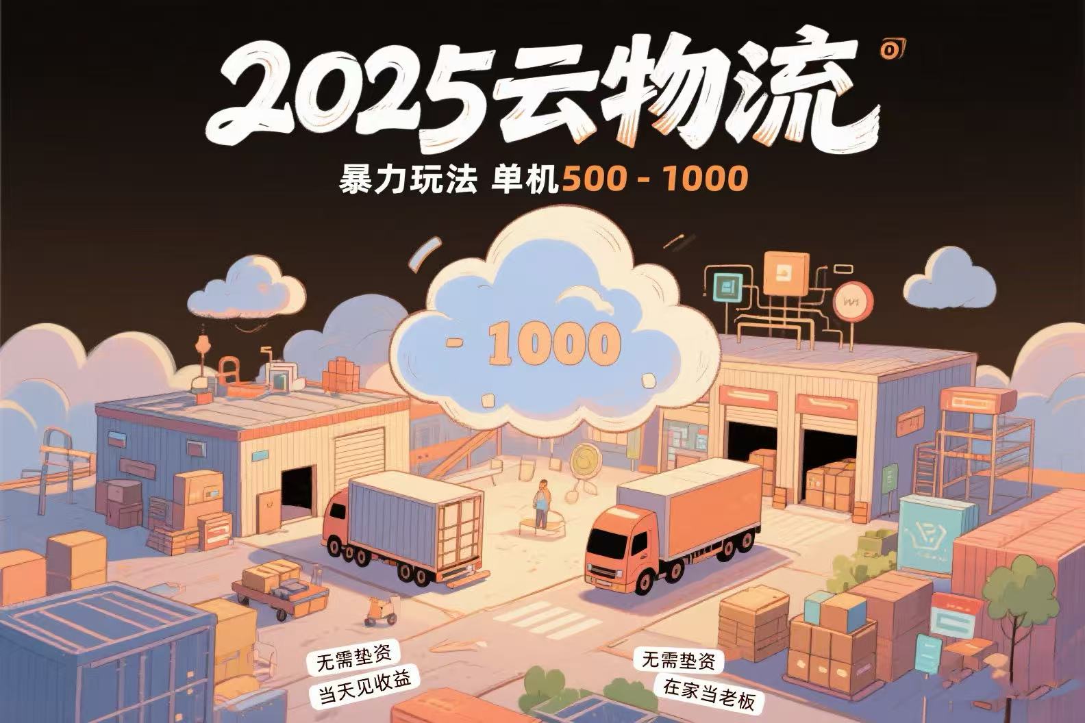 云物流赚差价，项目纯利润500~1000，无需垫资，当天到账。不需要有车，…客创社区-专注互联网轻资产资源整合与分享客创社区-专注互联网轻资产资源整合与分享