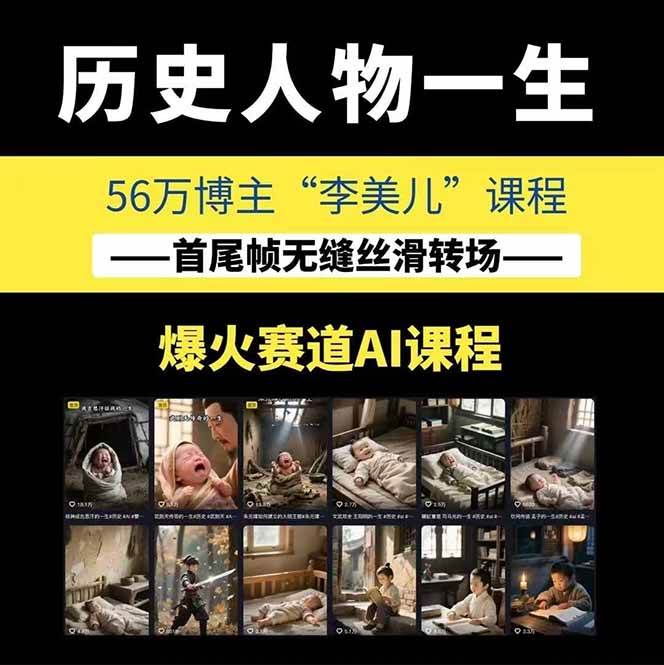 图片[1]客创社区-专注互联网轻资产资源整合与分享AI历史人物短视频创作，含IP打造、首尾帧无缝转场、智能体视频制作等核心教学内容客创社区-专注互联网轻资产资源整合与分享客创社区-专注互联网轻资产资源整合与分享