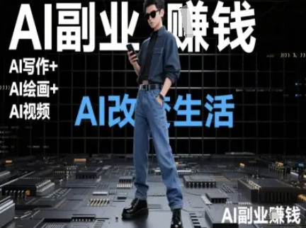 AI改变生活(Ai写作+AI绘画+Ai视频)，AI副业挣钱客创社区-专注互联网轻资产资源整合与分享客创社区-专注互联网轻资产资源整合与分享