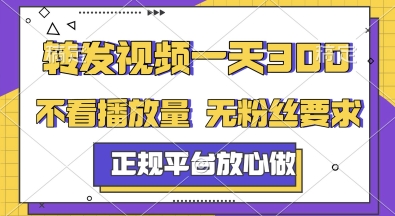 转发视频一天3张+，正规平台放心做，不看播放量，无粉丝要求，随时随地挣收益【揭秘】客创社区-专注互联网轻资产资源整合与分享客创社区-专注互联网轻资产资源整合与分享