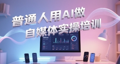 普通一个人用AI做自媒体，助你轻松开启AI自媒体创作之路客创社区-专注互联网轻资产资源整合与分享客创社区-专注互联网轻资产资源整合与分享