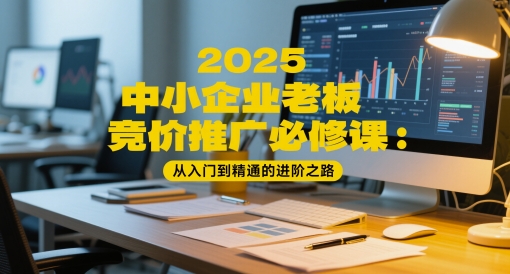2025中小企业老板竞价推广必修课：从入门到精通的进阶之路客创社区-专注互联网轻资产资源整合与分享客创社区-专注互联网轻资产资源整合与分享